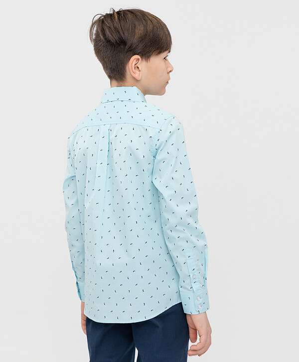 Сорочка голубая Button Blue