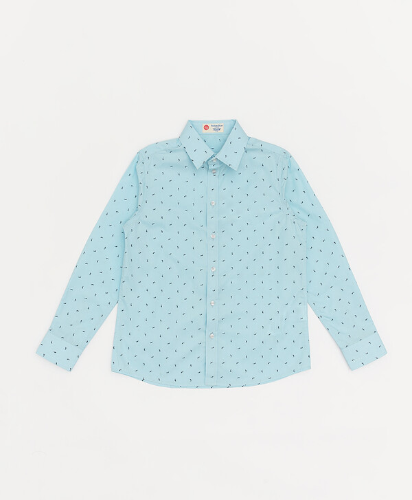 Сорочка голубая Button Blue