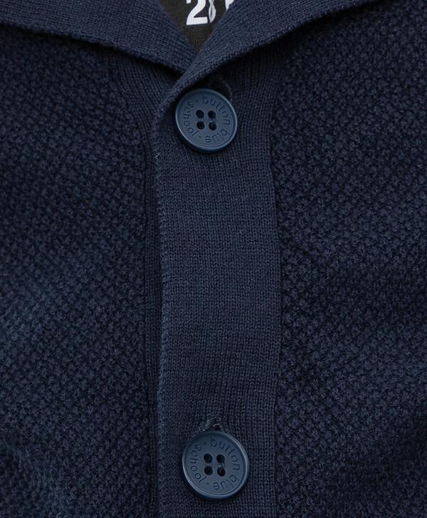 Кардиган синий Button Blue