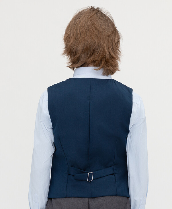Жилет синий Button Blue