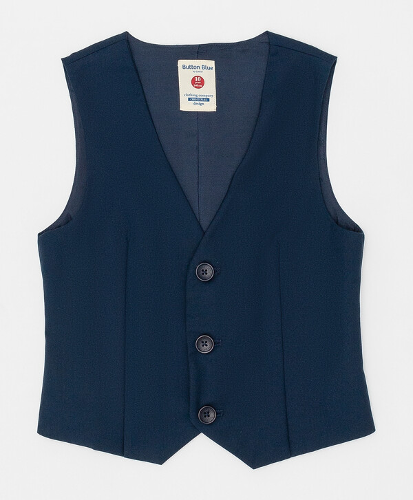 Жилет синий Button Blue