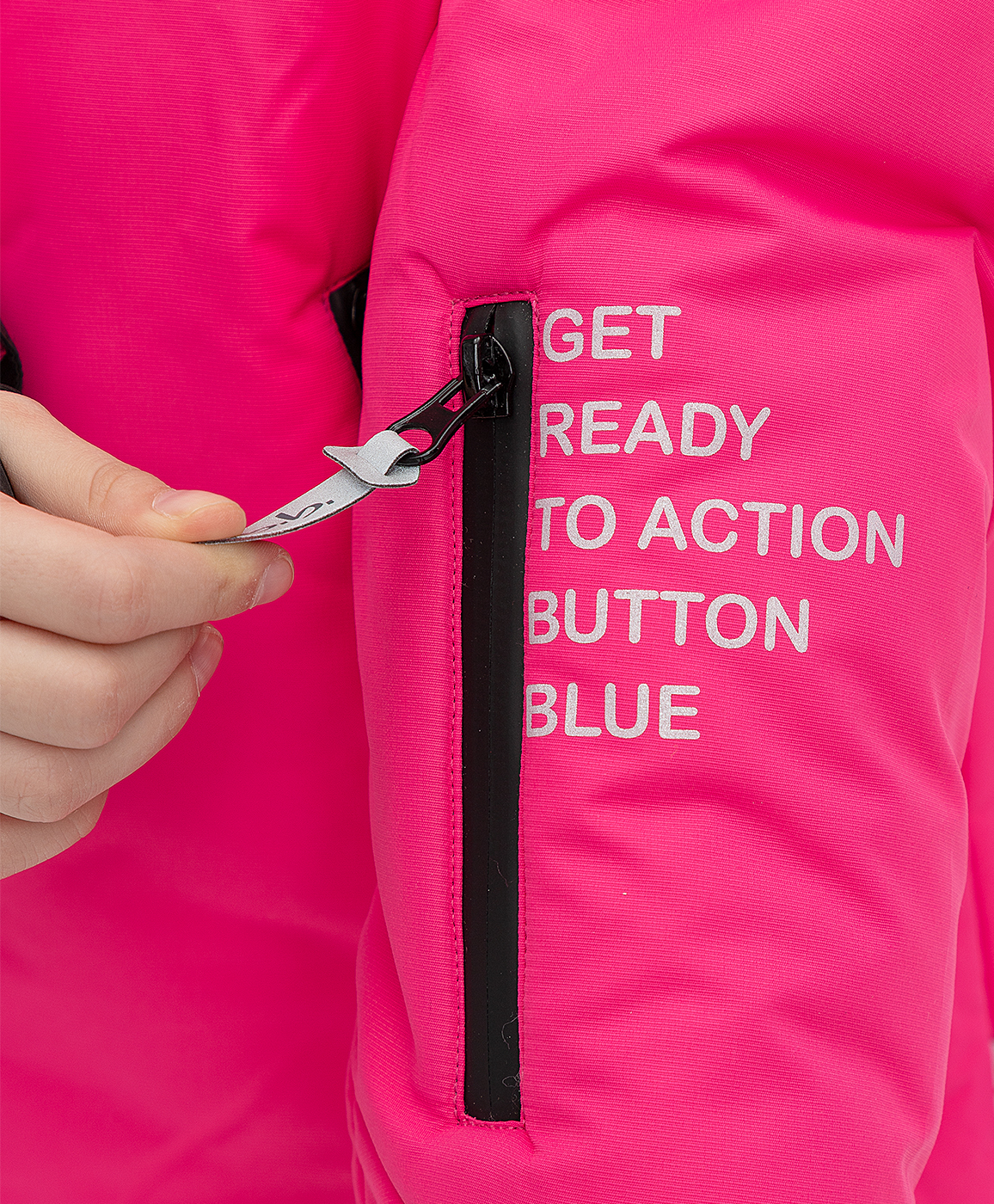 Куртка зимняя розовая Button Blue