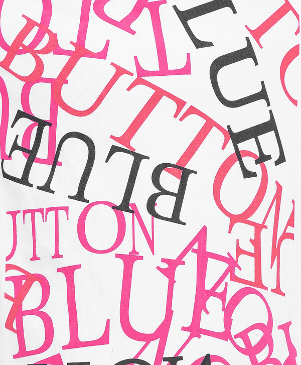 Футболка с принтом Button Blue