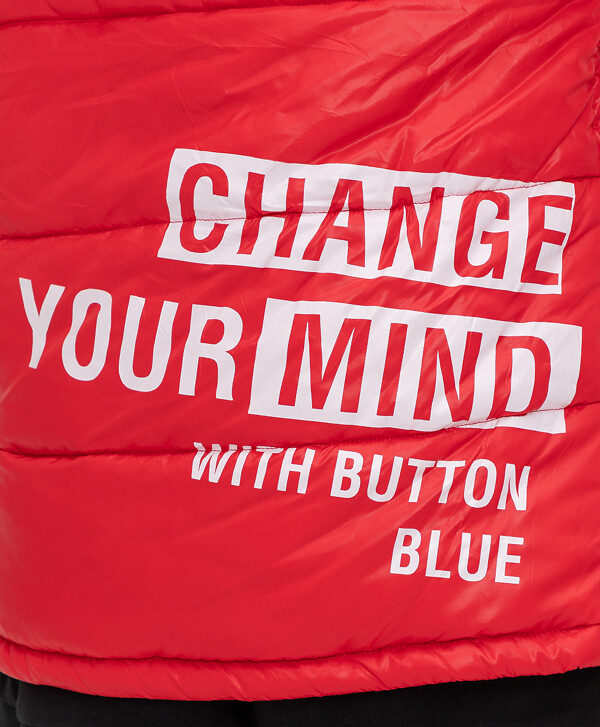 Куртка демисезонная красная Button Blue