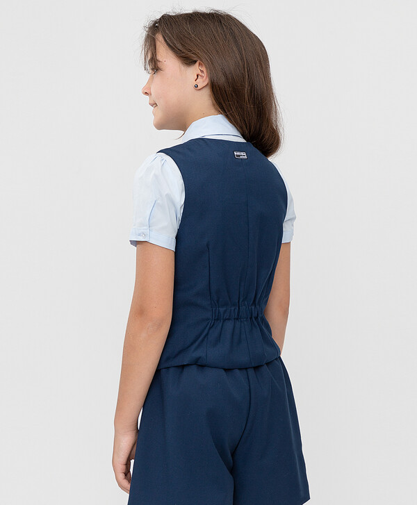 Жилет синий Button Blue