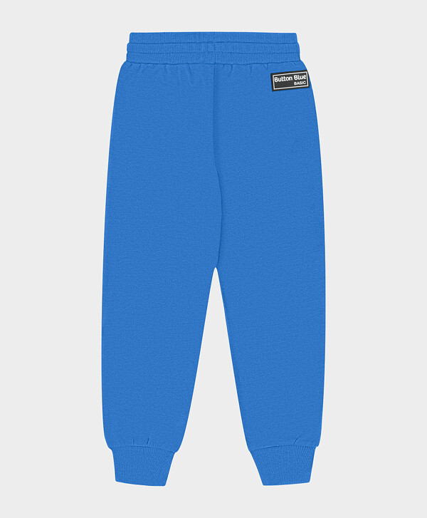 Брюки-джоггеры трикотажные синие Button Blue