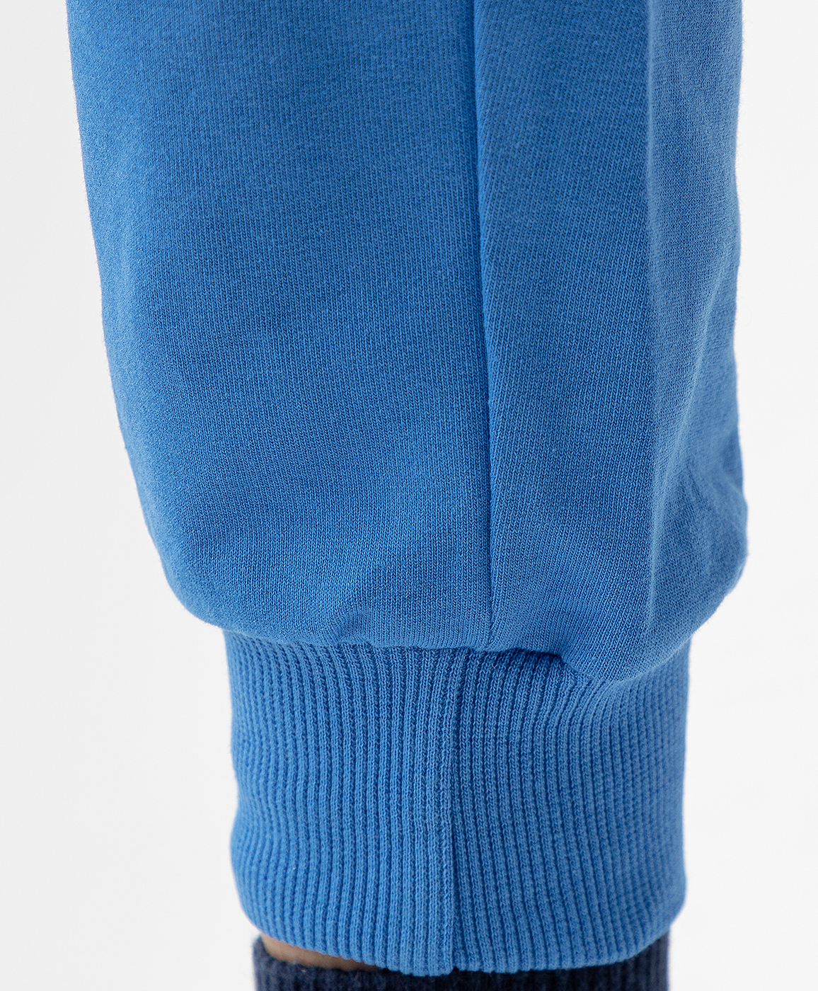 Брюки-джоггеры трикотажные синие Button Blue