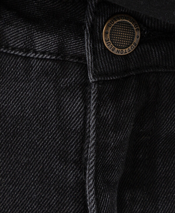 Джинсы relaxed fit черные Button Blue