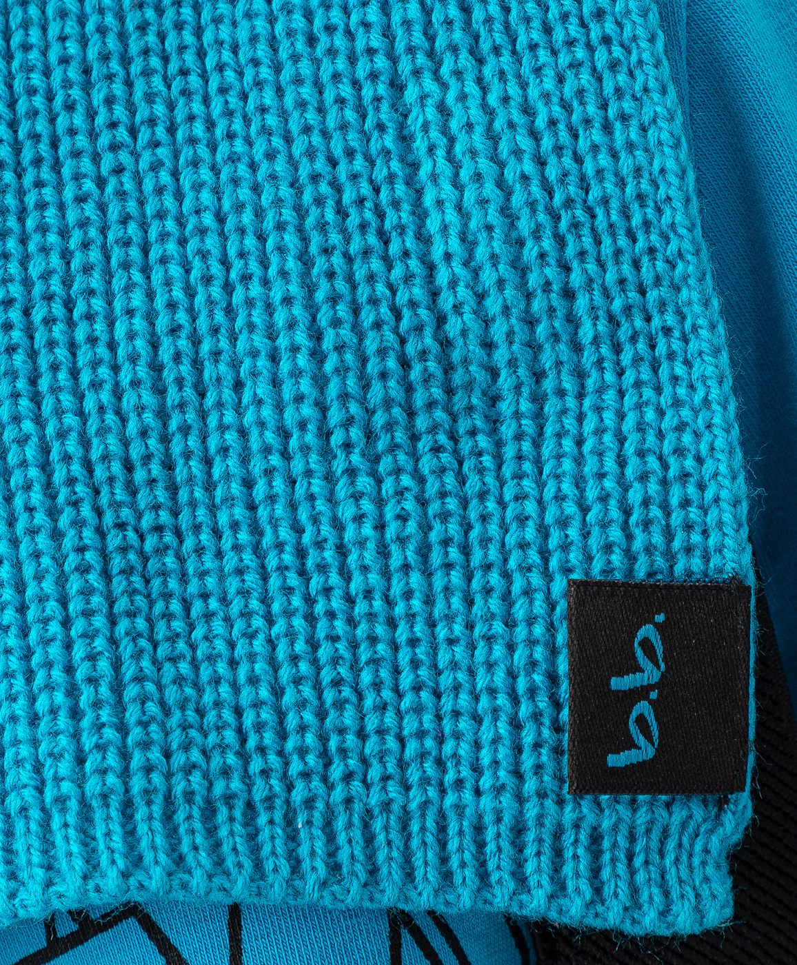Снуд вязаный черный Button Blue
