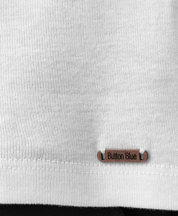 Водолазка базовая белая Button Blue