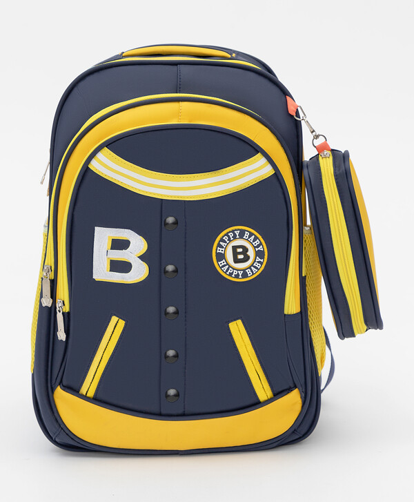 Рюкзак с карманами разноцветный Button Blue