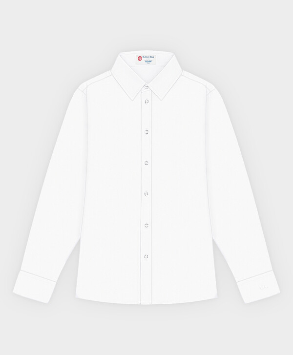 Сорочка классическая белая Button Blue