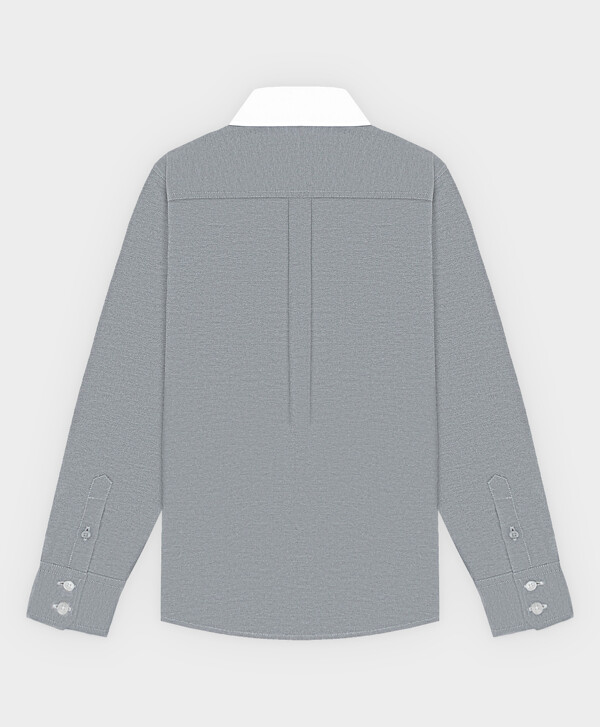 Сорочка классическая серая Button Blue