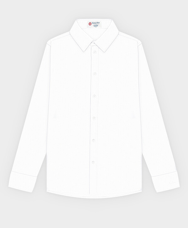 Сорочка классическая белая Button Blue