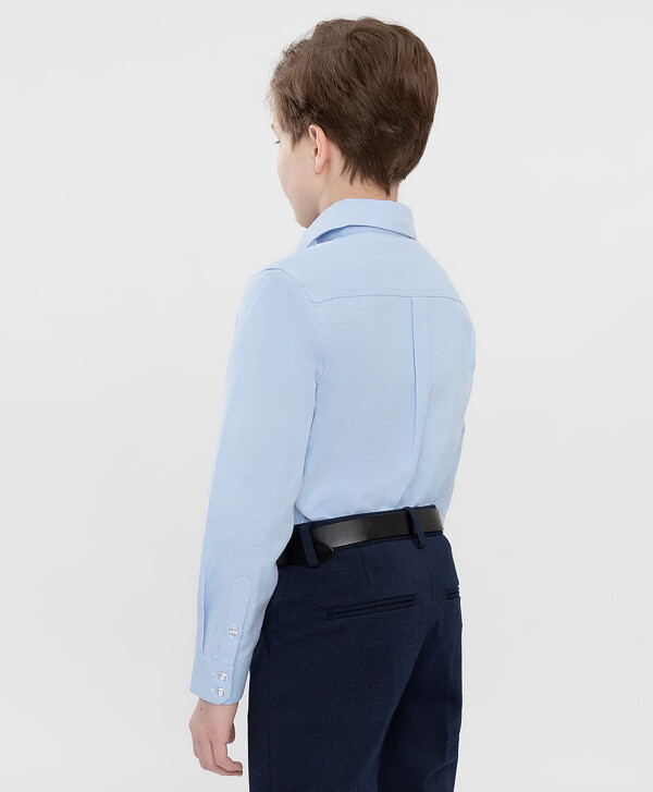 Сорочка классическая голубая Button Blue