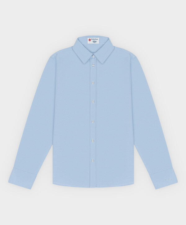 Сорочка классическая голубая Button Blue