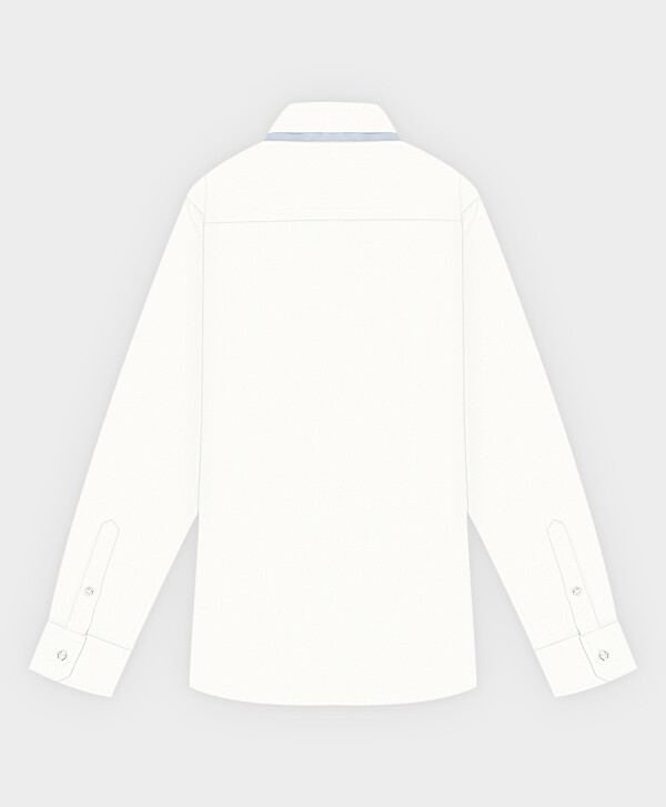 Сорочка классическая белая Button Blue