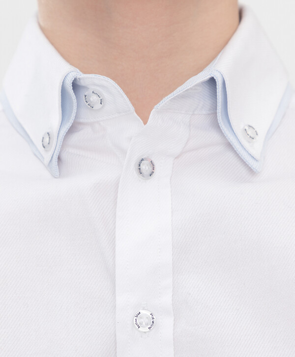 Сорочка классическая белая Button Blue