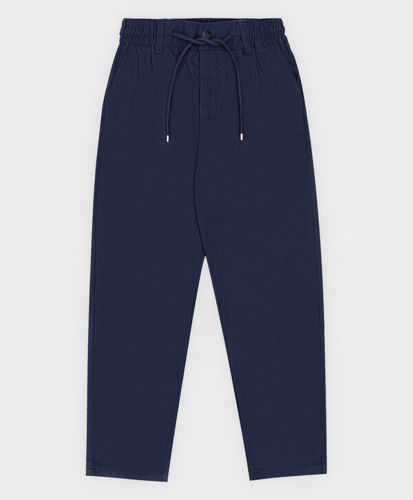 Брюки с резинкой на поясе синие Button Blue