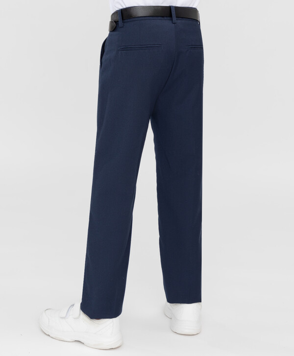 Брюки классические синие Button Blue