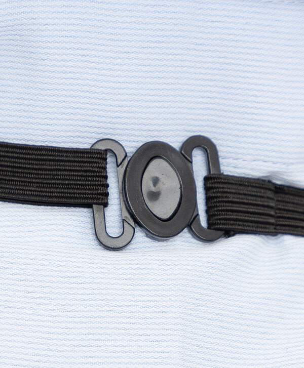 Галстук классический синий Button Blue