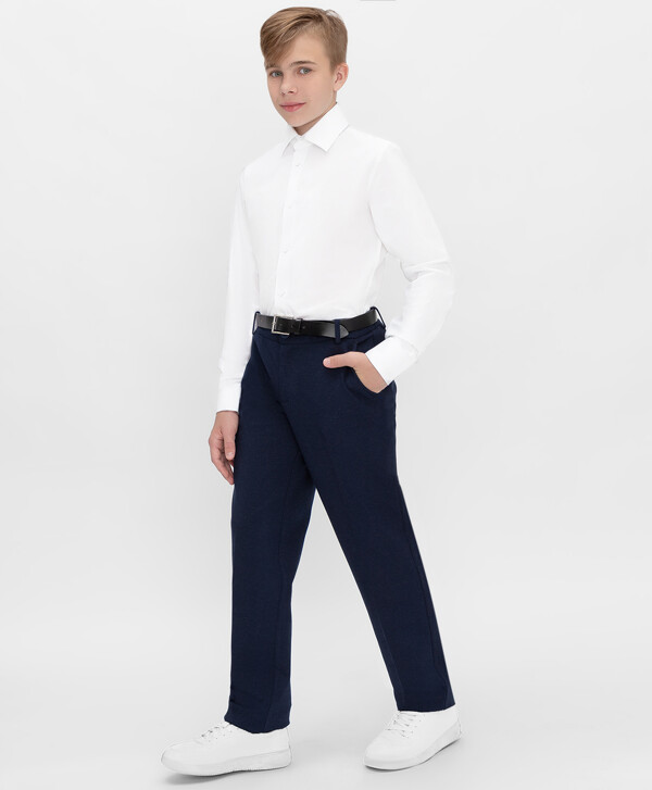 Брюки прямого кроя синие Button Blue Teens line