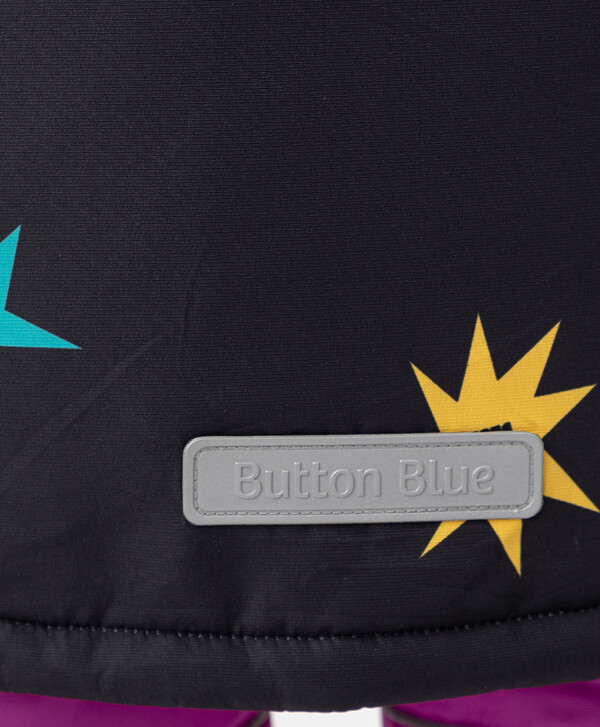 Пальто зимнее с мембраной черное Active Button Blue