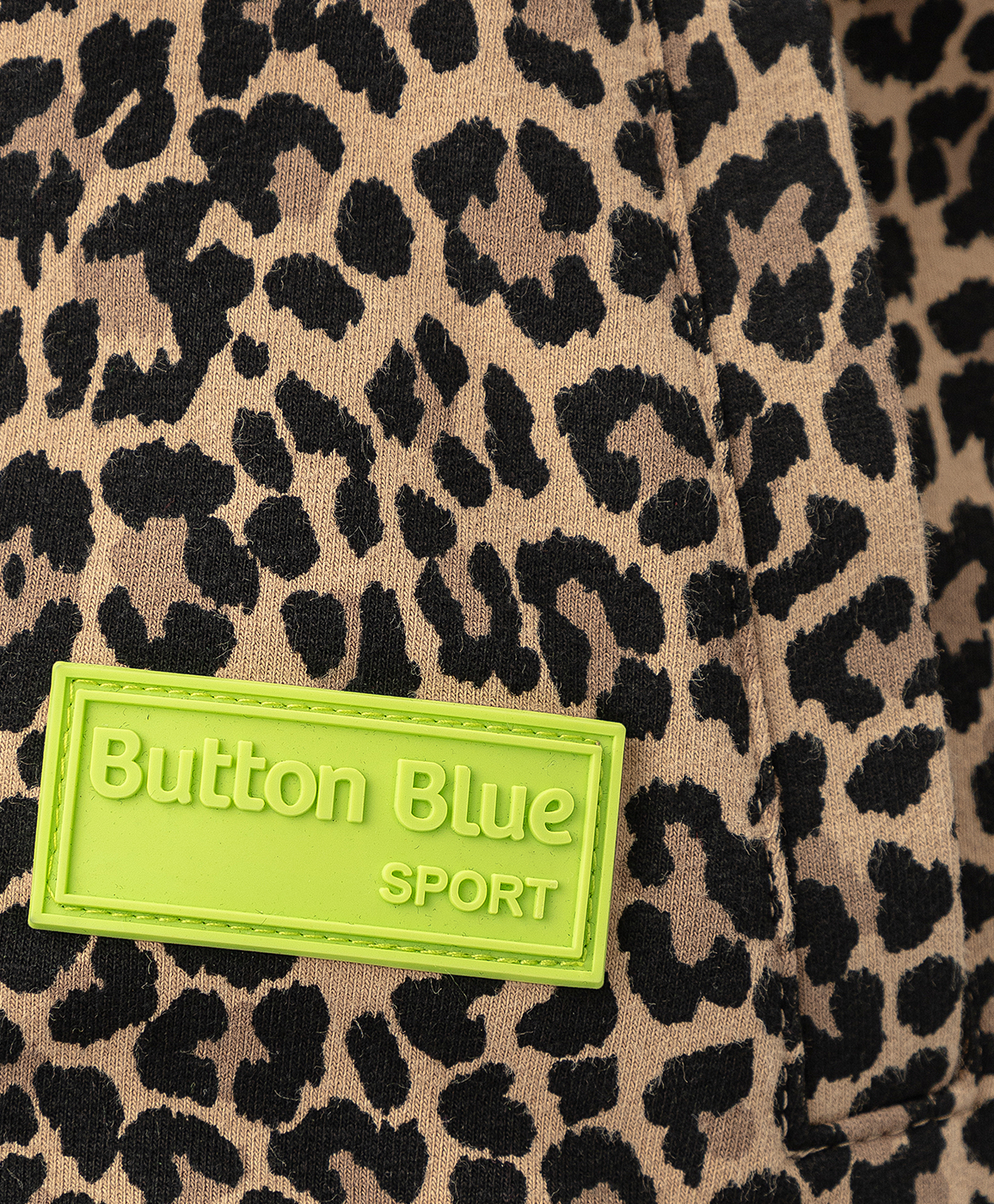 Толстовка на молнии с капюшоном и лампасами Button Blue