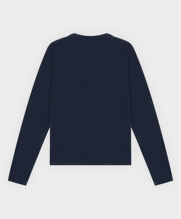 Кардиган на молнии синий Button Blue