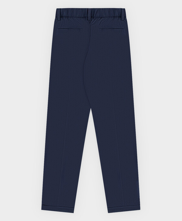 Брюки зауженного кроя синие Button Blue