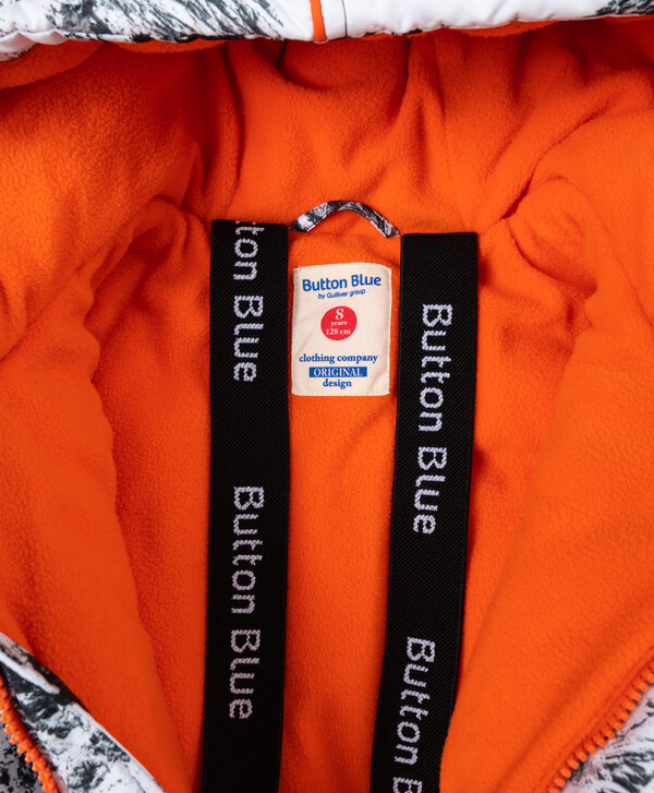 Комбинезон зимний с принтом Button Blue