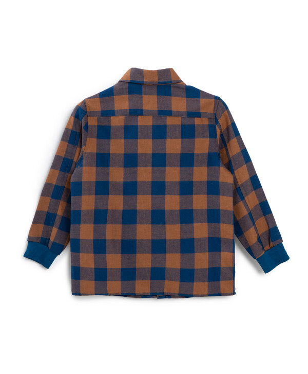 Рубашка в клетку мультицвет Button Blue