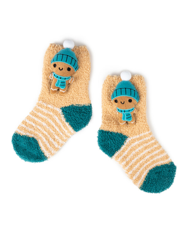 Носки махровые с новогодним декором  Button Blue