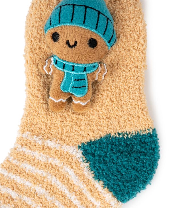 Носки махровые с новогодним декором  Button Blue