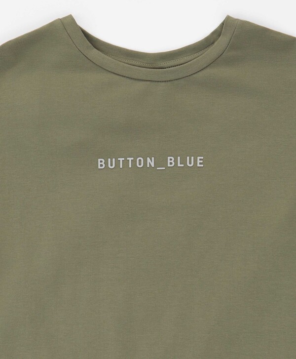 Футболка с коротким рукавом и принтом зеленая детская Button Blue