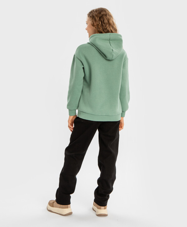 Джинсы утепленные прямые Regular fit черные детские Button Blue