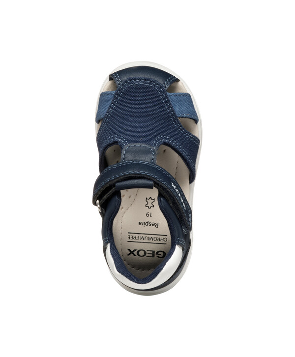 фото Босоножки детские синие geox zapito (19)