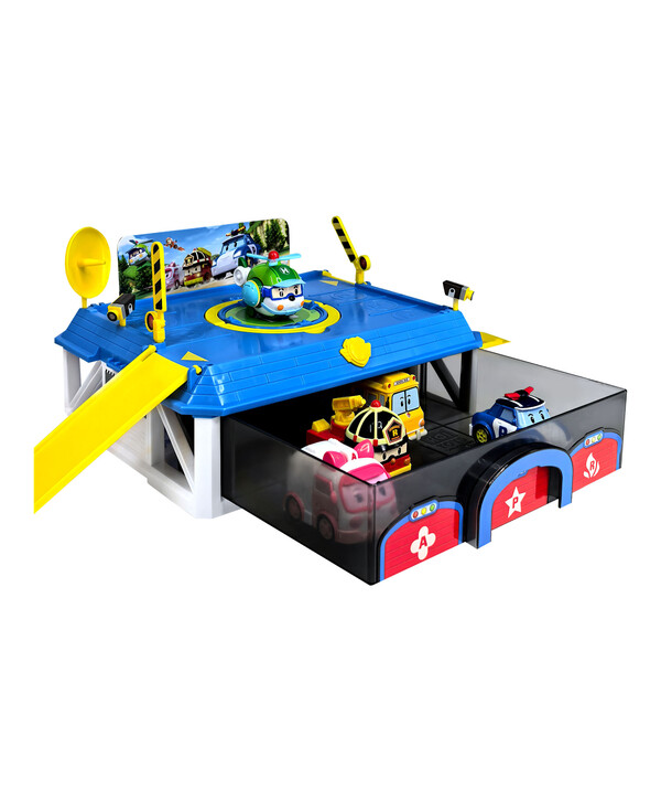 фото Штаб-квартира. кейс для хранения мини машинок, "робокар поли" robocar poli