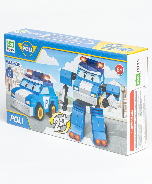 фото Конструктор-трансформер поли, "робокар поли" robocar poli