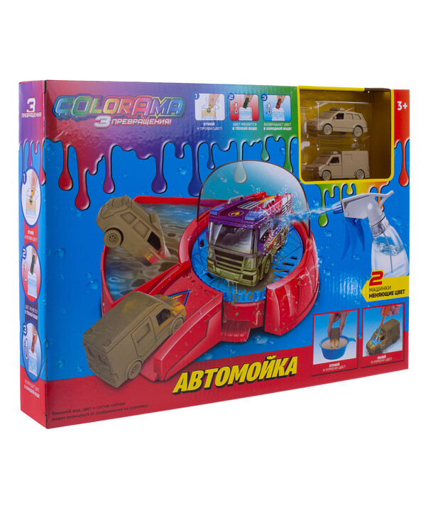 фото Игровой набор автомойка машин мчс colorama